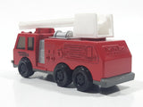 1992 Tonka Fire Ladder Truck Red Die Cast Toy Car Construction Equipment Vehicle - McDonald's Happy Meal