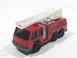 1992 Tonka Fire Ladder Truck Red Die Cast Toy Car Construction Equipment Vehicle - McDonald's Happy Meal