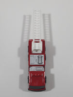 1992 Tonka Fire Ladder Truck Red Die Cast Toy Car Construction Equipment Vehicle - McDonald's Happy Meal