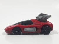 1994 Hot Wheels Back Burner Dark Red Die Cast Toy Car Vehicle McDonald's Happy Meal 15/16
