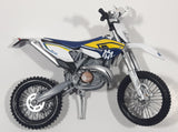 Husqvarna FE 501 Dirt Bike White Blue Yellow Plastic Die Cast Toy Vehicle