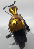 2004 Funline West Coast Choppers El Diablo Gold Die Cast Toy Vehicle FOR PARTS OR REPAIR