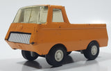 Vintage Tonka Open Box Pickup Truck Orange and White Pressed Steel Toy Car Vehicle