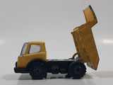 Vintage 1970s Tonka Dump Truck Yellow Pressed Steel Die Cast Toy Car Construction Equipment Vehicle Made in Japan