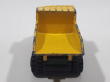 Vintage 1970s Tonka Dump Truck Yellow Pressed Steel Die Cast Toy Car Construction Equipment Vehicle Made in Japan