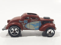 2009 Hot Wheels Racing Pass'n Gasser Flat Brown Die Cast Toy Race Car Vehicle