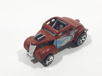 2009 Hot Wheels Racing Pass'n Gasser Flat Brown Die Cast Toy Race Car Vehicle