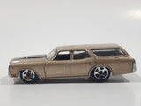 2009 Hot Wheels 1970 Chevrolet Chevelle SS Wagon Gold Die Cast Toy Car Vehicle