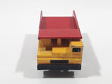 1992 Matchbox Faun Quarry Dump Truck Yellow and Red Die Cast Toy Car Vehicle