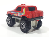 1990 Hot Wheels Gulch Stepper Red Die Cast Toy Car Vehicle