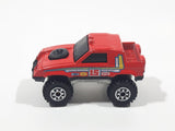 1990 Hot Wheels Gulch Stepper Red Die Cast Toy Car Vehicle