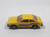 Vintage 1982 Hot Wheels Chevy Citation X-11 Yellow Die Cast Toy Car Vehicle