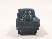 Vintage Tomte Laerdal Nr. 17 Jeep Control Breakdown Truck Tow Truck Blue Vinyl Toy Car Vehicle Made in Sweden