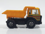 Vintage 1989 Buddy L Dump Truck Yellow Pressed Steel and Plastic Die Cast Toy Construction Equipment Vehicle