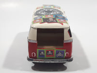 Kinsmart KT5060 1962 Volkswagen Classical Bus Red and White 1/32 Scale Die Cast Toy Car Vehicle Missing Rear Door