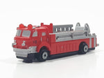 1991 Galoob Micro Machines Fire Engine Ladder Truck Red Miniature Die Cast Toy Car Vehicle Missing The Ladder