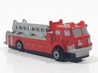 1991 Galoob Micro Machines Fire Engine Ladder Truck Red Miniature Die Cast Toy Car Vehicle Missing The Ladder