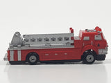 1991 Galoob Micro Machines Fire Engine Ladder Truck Red Miniature Die Cast Toy Car Vehicle Missing The Ladder