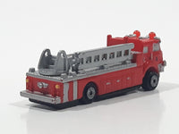 1991 Galoob Micro Machines Fire Engine Ladder Truck Red Miniature Die Cast Toy Car Vehicle Missing The Ladder