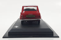 1988 DP Morris Mini Cooper Red 1/43 Scale Die Cast Toy Car Vehicle On Display Stand