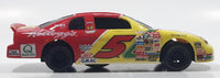 1997 ToyBiz NASCAR #5 Terry Labonte Kellogg's Corn Flakes Starburst Yellow and Red Die Cast Toy Race Car Vehicle