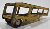 Vintage 1970s Tonka Auto Transport Car Carrier Trailer Yellow Pressed Steel Toy Car Vehicle 55230