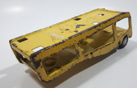 Vintage 1970s Tonka Auto Transport Car Carrier Trailer Yellow Pressed Steel Toy Car Vehicle 55230