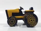 Vintage Tonka Tractor Yellow and Black Pressed Steel and Plastic Toy Car Vehicle 811002