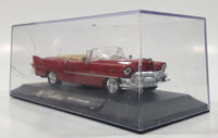 2000 New Ray 1955 Cadillac Eldorado Convertible Red Toy Car Vehicle in Display Case