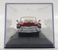 2000 New Ray 1955 Cadillac Eldorado Convertible Red Toy Car Vehicle in Display Case