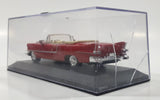 2000 New Ray 1955 Cadillac Eldorado Convertible Red Toy Car Vehicle in Display Case