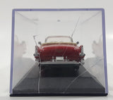 2000 New Ray 1955 Cadillac Eldorado Convertible Red Toy Car Vehicle in Display Case