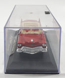 2000 New Ray 1955 Cadillac Eldorado Convertible Red Toy Car Vehicle in Display Case