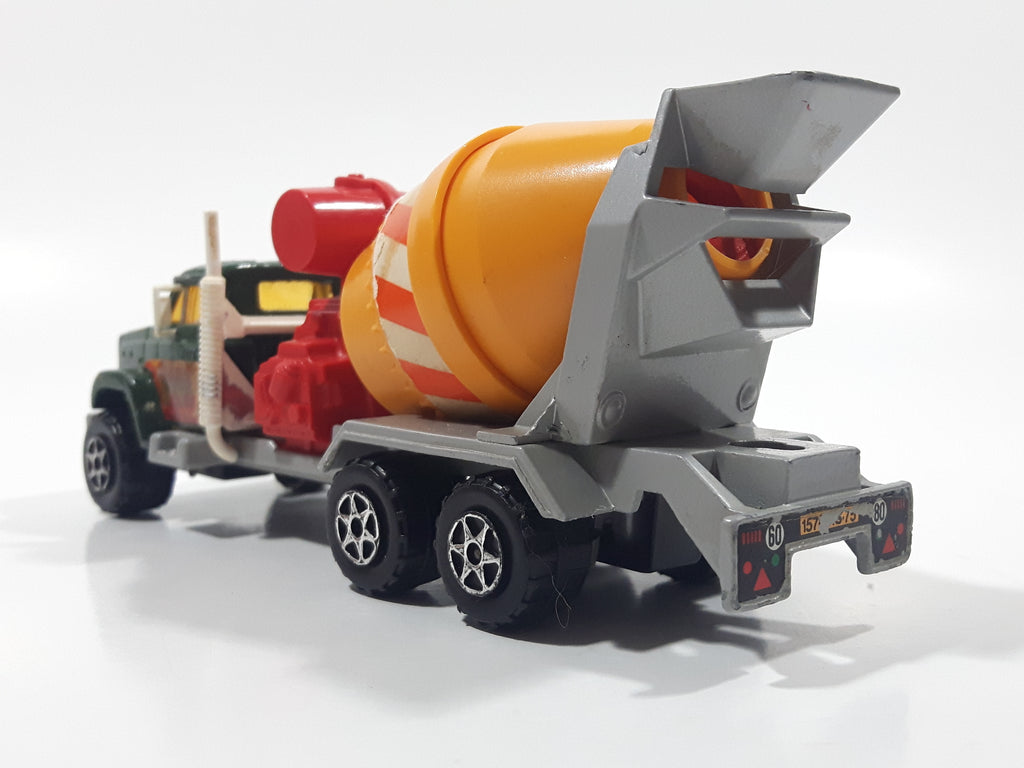 Vintage Majorette No 3031 Beton Cement Mixer Truck Green 1/60 Scale Di ...