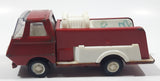 Vintage Tonka Fire Engine Firefighting Water Pumper Truck Red and White Pressed Steel Toy Car Vehicle