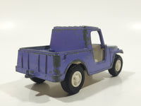 Vintage 1969 TootsieToy Jeep Purple Pressed Steel and Plastic Toy Car Vehicle