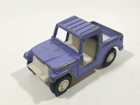 Vintage 1969 TootsieToy Jeep Purple Pressed Steel and Plastic Toy Car Vehicle