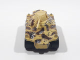 Vintage 1993 Lesney Matchbox Superfast Rolamatics No. 73 Weasel Tank Tan and Brown Camouflage Die Cast Toy Car Vehicle