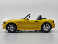 1999 RadioShack ToyMax BMW Z3 Yellow RC Remote Control Plastic Toy Car Vehicle No Controller