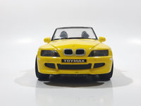 1999 RadioShack ToyMax BMW Z3 Yellow RC Remote Control Plastic Toy Car Vehicle No Controller