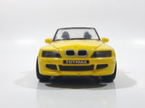 1999 RadioShack ToyMax BMW Z3 Yellow RC Remote Control Plastic Toy Car Vehicle No Controller