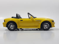 1999 RadioShack ToyMax BMW Z3 Yellow RC Remote Control Plastic Toy Car Vehicle No Controller