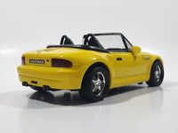 1999 RadioShack ToyMax BMW Z3 Yellow RC Remote Control Plastic Toy Car Vehicle No Controller