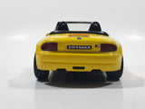 1999 RadioShack ToyMax BMW Z3 Yellow RC Remote Control Plastic Toy Car Vehicle No Controller
