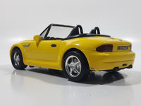 1999 RadioShack ToyMax BMW Z3 Yellow RC Remote Control Plastic Toy Car Vehicle No Controller