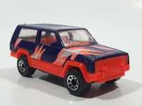 1994 Matchbox Jeep Cherokee Purple Die Cast Toy Car Vehicle