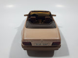 Vintage Majorette Mercedes 500 SL Convertible Brown Toy Car Vehicle with Opening Doors and Hood