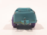 Vintage 1968 TootsieToy Jeep Teal Green and Purple Die Cast Toy Car Vehicle