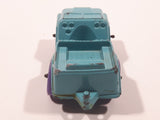 Vintage 1968 TootsieToy Jeep Teal Green and Purple Die Cast Toy Car Vehicle