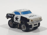 1989 Dan Yang Police 911 White Miniature Die Cast Toy Car Vehicle